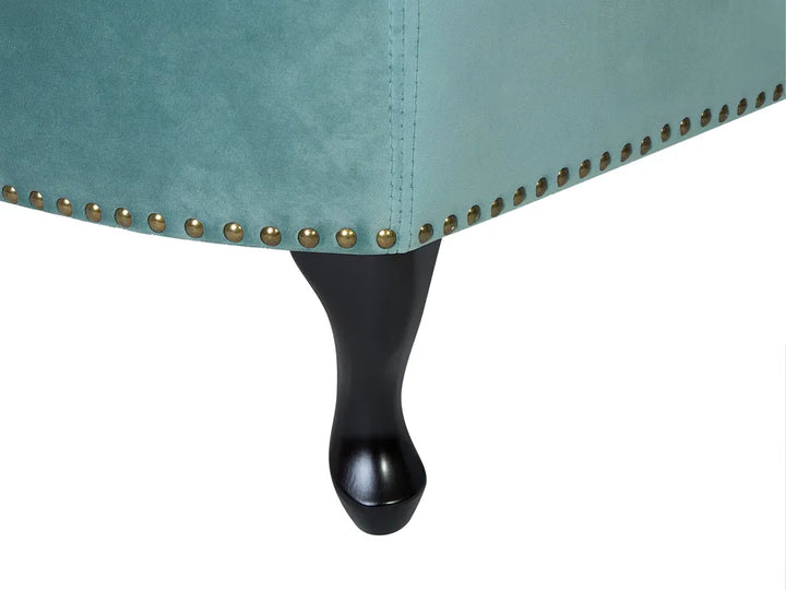 Right-Hand Chaise Lounge Velvet Mint Green Davene