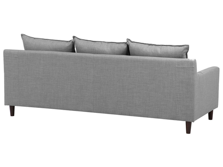 Elvenes Left Hand Fabric Corner Sofa Light Grey