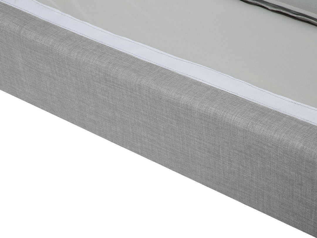 Elvenes Left Hand Fabric Corner Sofa Light Grey