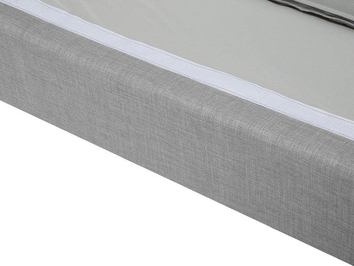 Elvenes Left Hand Fabric Corner Sofa Light Grey