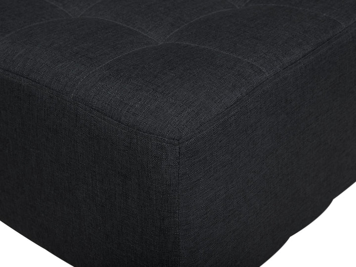 Left Hand Fabric Corner Sofa Graphite Grey Aberdeen