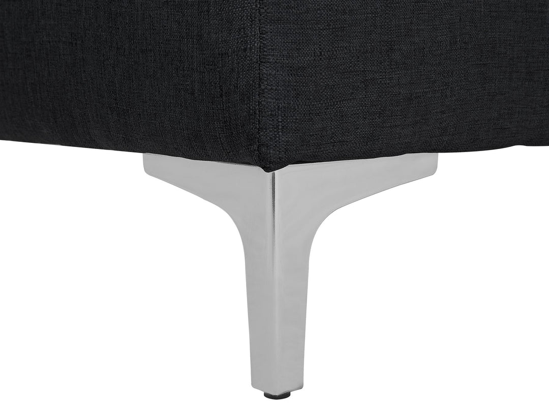 Left Hand Fabric Corner Sofa Graphite Grey Aberdeen