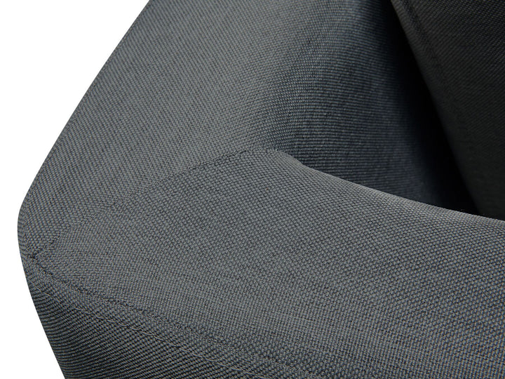 Stockholm Right Hand Corner Fabric Sofa Dark Grey