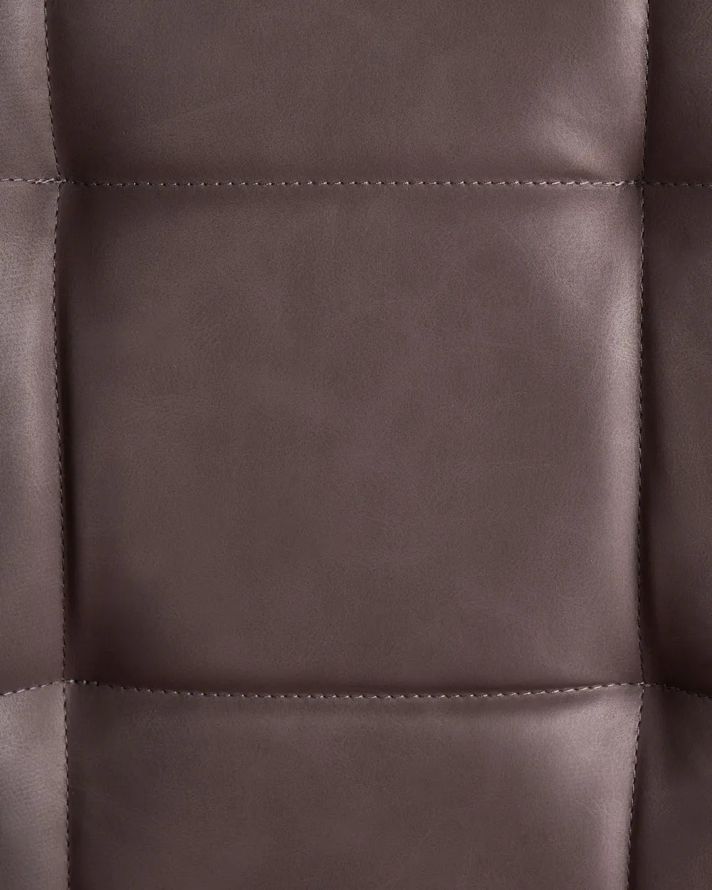 Set of 2 Dining Chairs Faux Leather Dark Brown Rosey