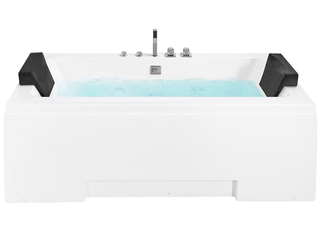 Whirlpool Bath with LED 1700 x 750 mm White Galley