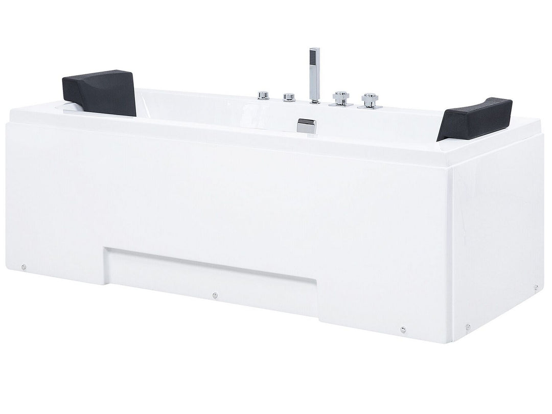 Whirlpool Bath with LED 1700 x 750 mm White Galley
