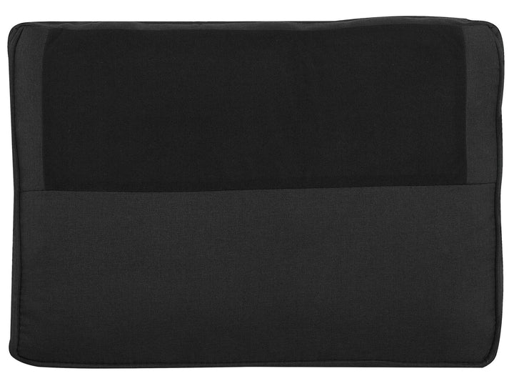 Nesna Left Hand Fabric Corner Sofa Bed with Storage Black