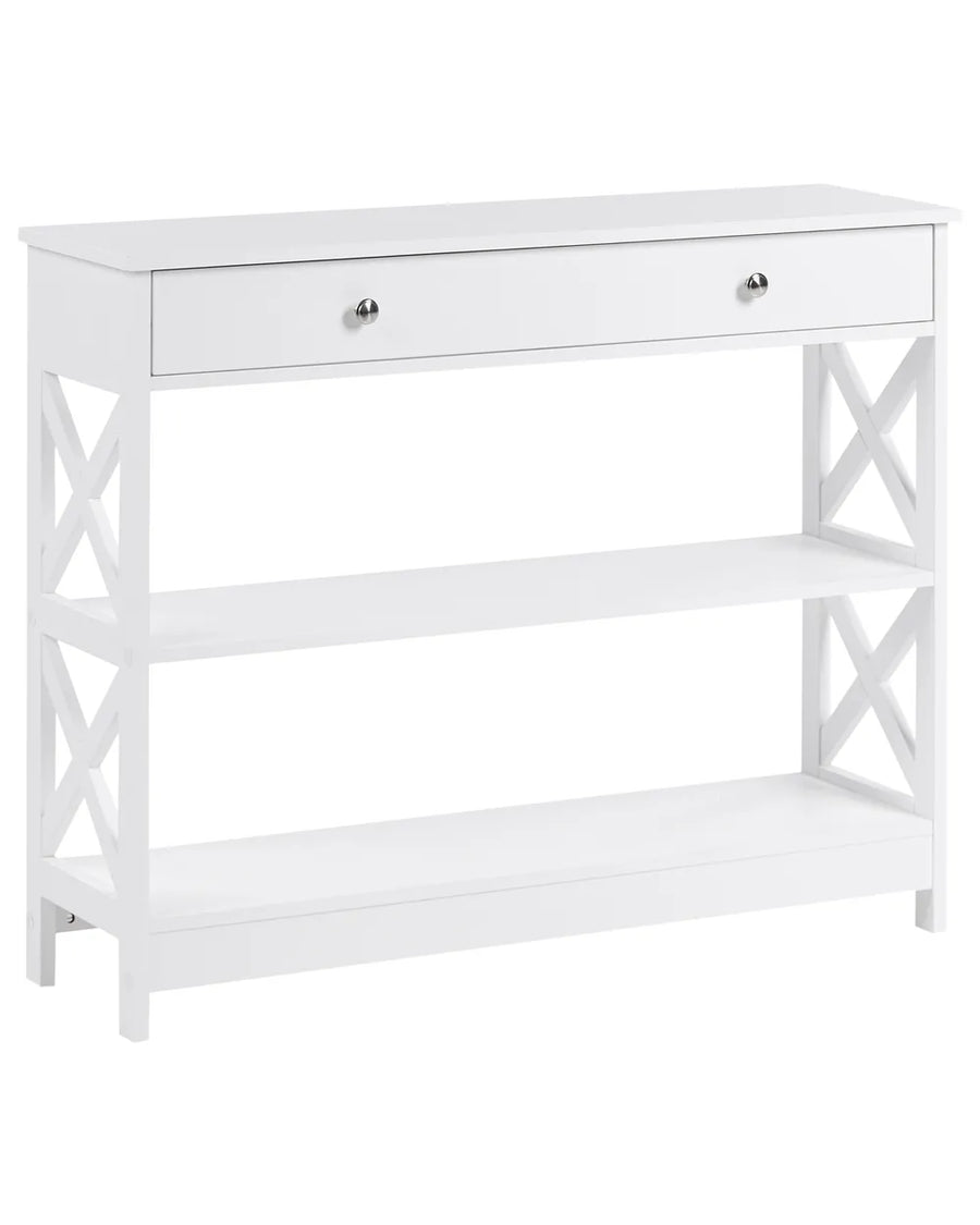 Console Table White Scandinavian Style Yorlan