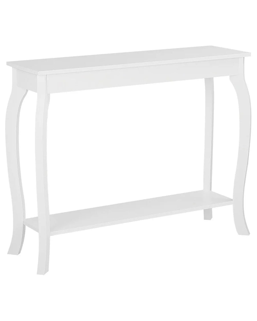 Console Table White Decorative Yet Functional Tivran