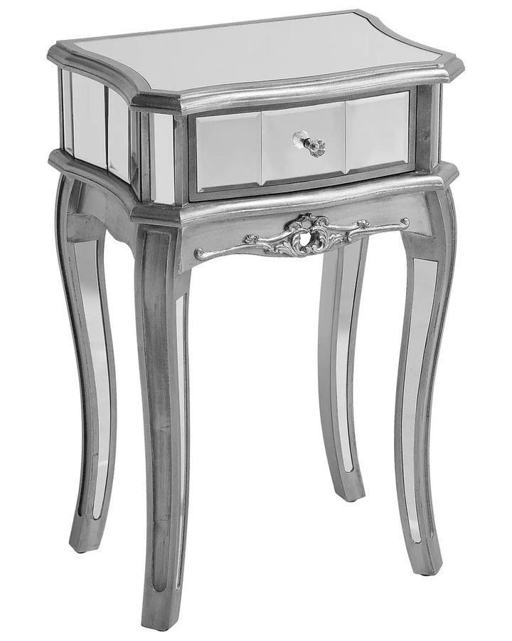 Console Table Mirrored Silver Chic Look Dovaro