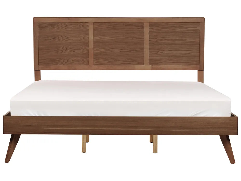 Bed 180 x 200 cm (EU Super King) Dark Ash Wood Dyl