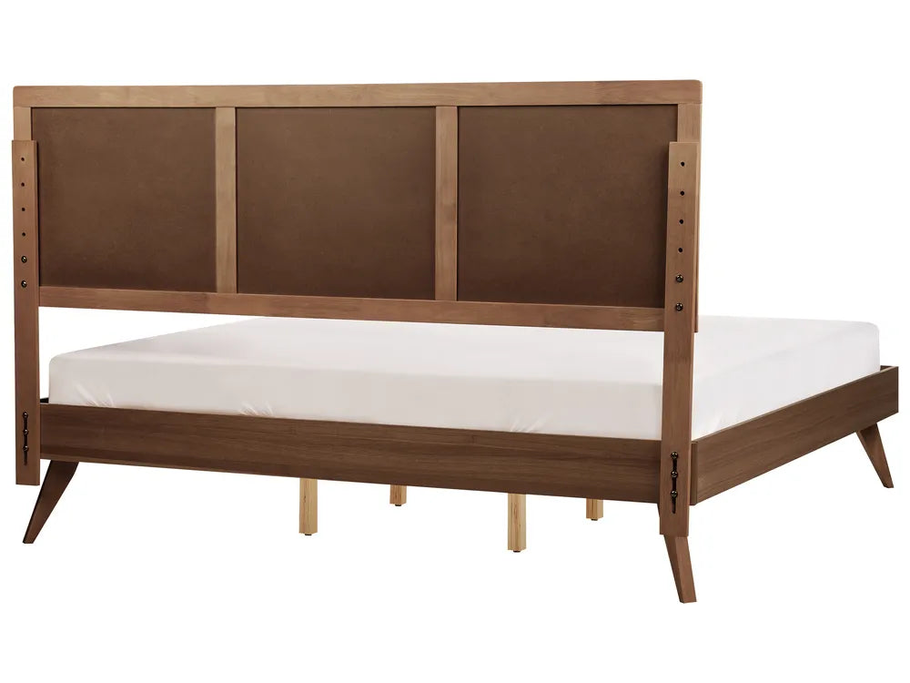 Bed 180 x 200 cm (EU Super King) Dark Ash Wood Dyl