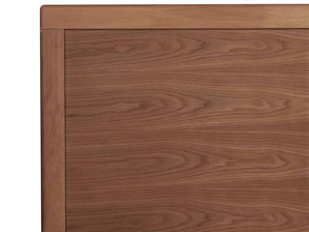 Bed 180 x 200 cm (EU Super King) Dark Ash Wood Dyl