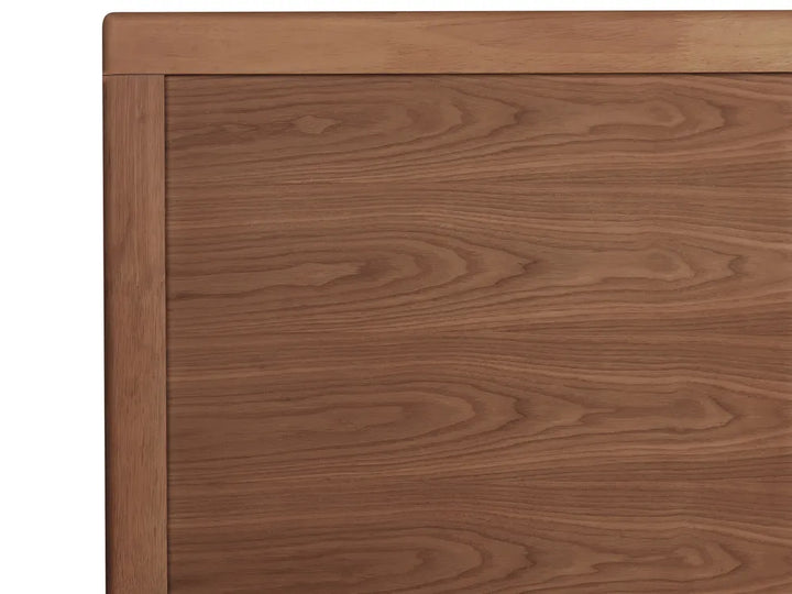 Bed 180 x 200 cm (EU Super King) Dark Ash Wood Dyl