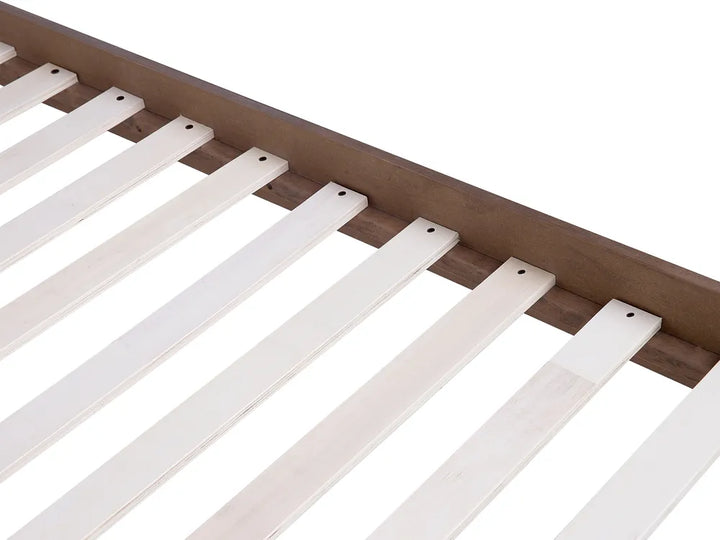 Bed 180 x 200 cm (EU Super King) Dark Ash Wood Dyl