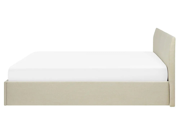 Ottoman Bed Fabric 160 x 200 cm (EU King Size) Light Beige Drew