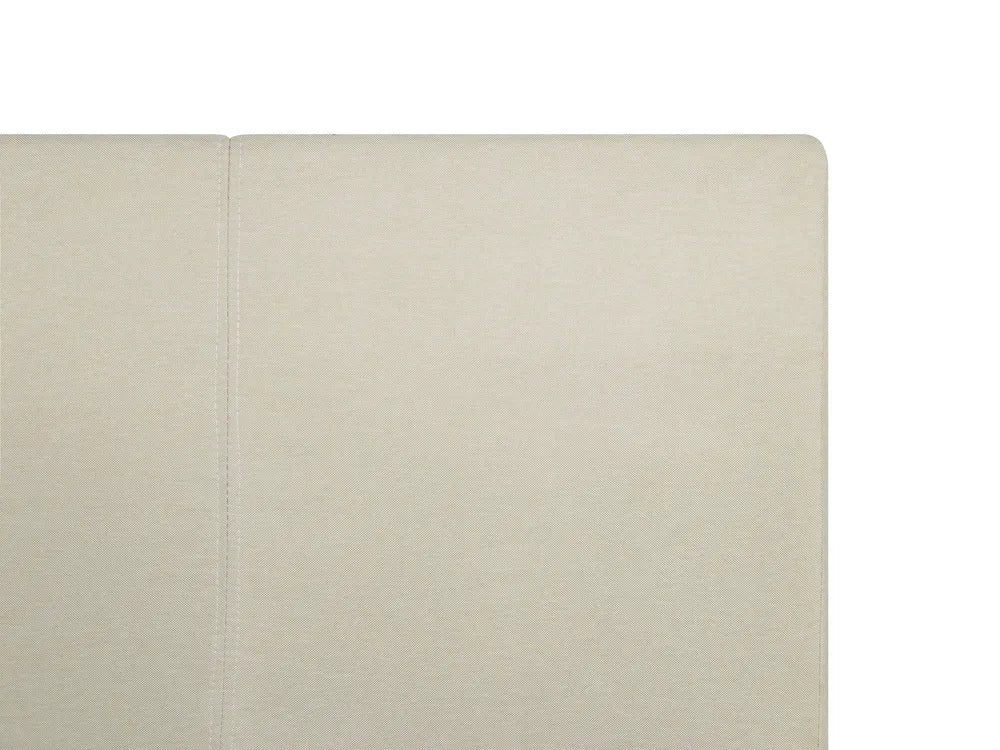 Ottoman Bed Fabric 160 x 200 cm (EU King Size) Light Beige Drew