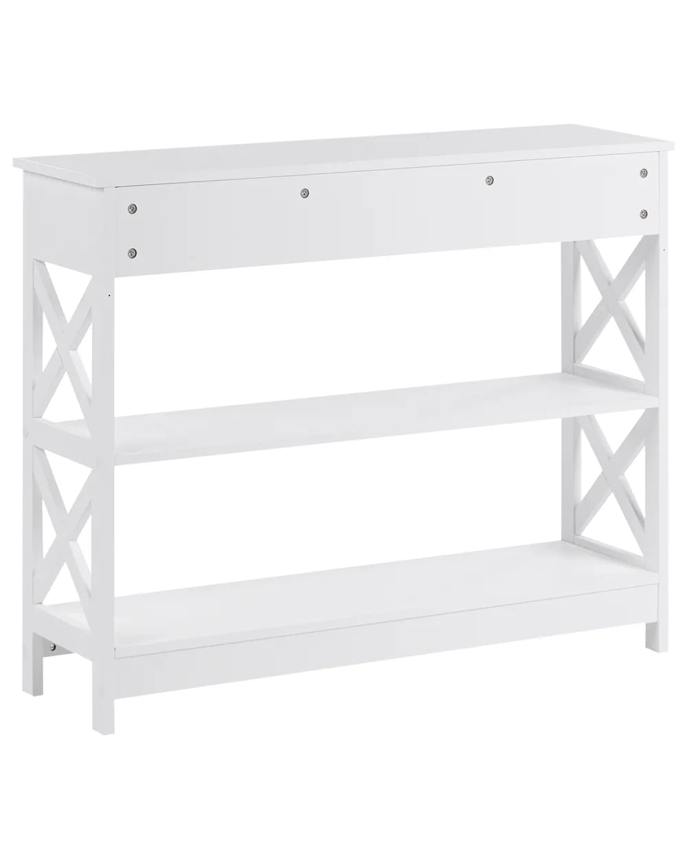 Console Table White Scandinavian Style Yorlan