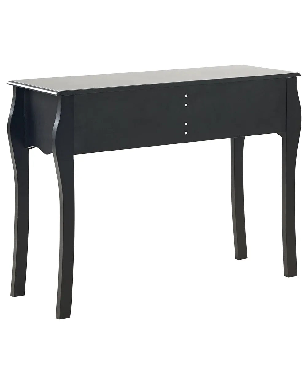 Console Table Black Additional Storage Space Salora