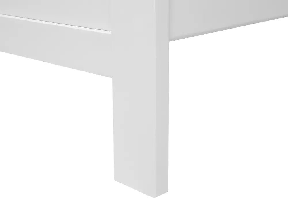 Bed Pine Wood 140 x 200 cm (EU Double) White Carol