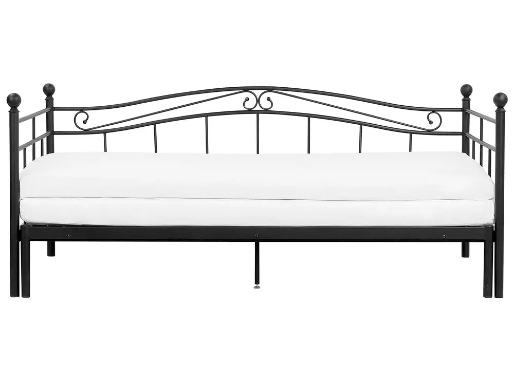 Trundle Bed Metal Calvillo 90 x 200 cm (EU Single) Black