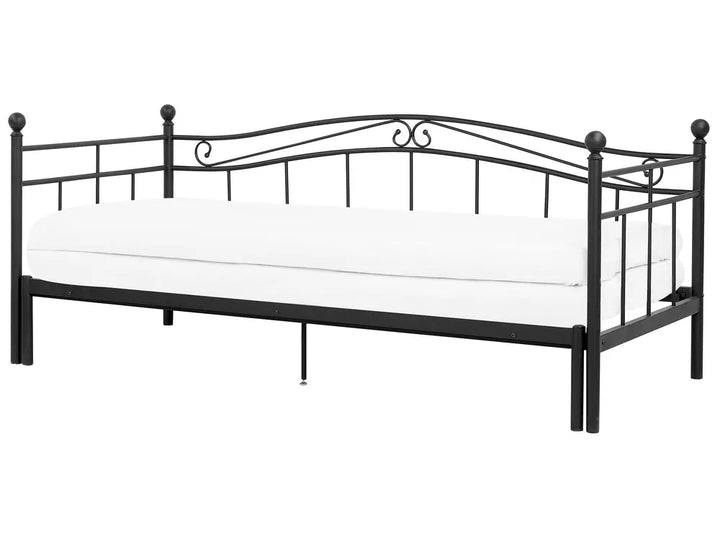 Trundle Bed Metal Calvillo 90 x 200 cm (EU Single) Black
