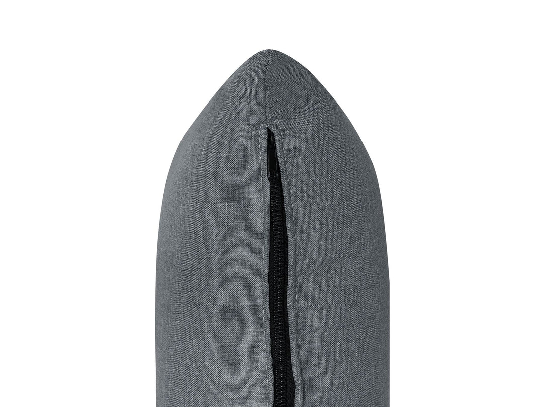 Dolva Left Hand Fabric Corner Sofa Dark Grey