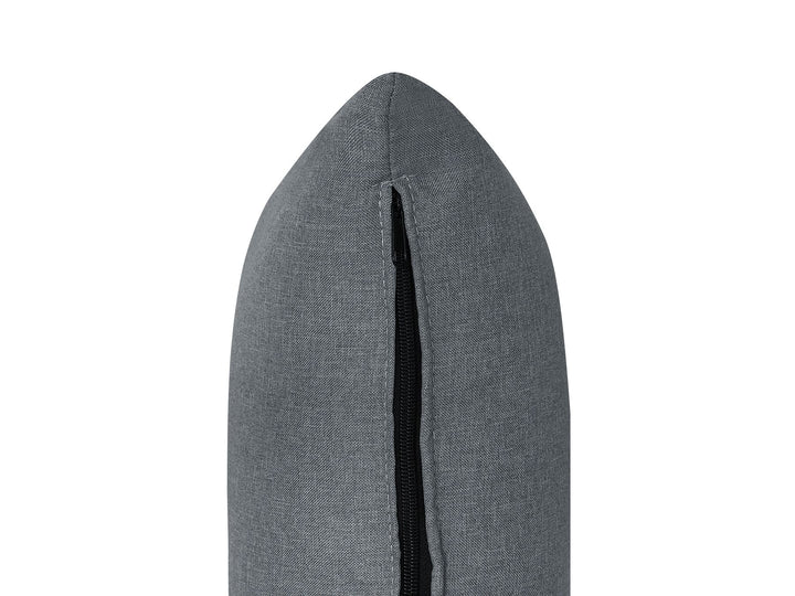 Dolva Left Hand Fabric Corner Sofa Dark Grey