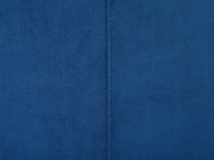 Oslo Right Hand Velvet Corner Sofa Navy Blue