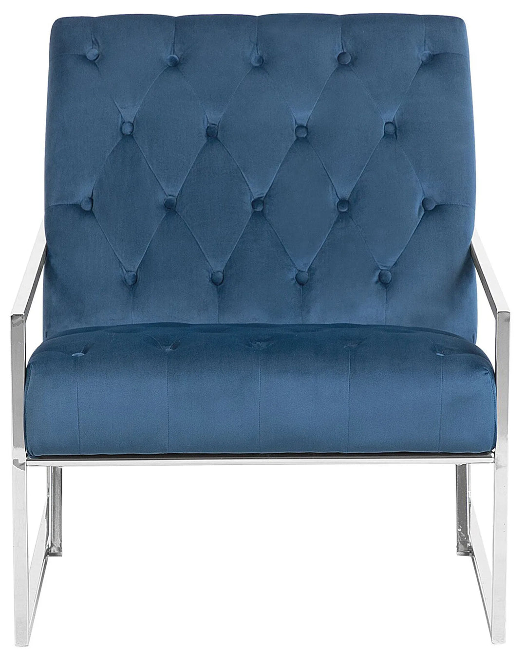 Armchair Velvet Dark Blue Morros