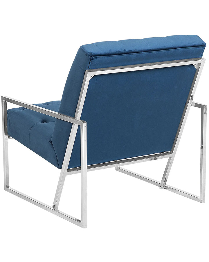 Armchair Velvet Dark Blue Morros