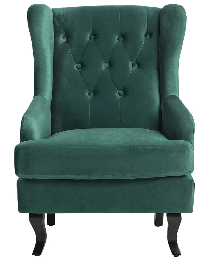 Armchair Velvet Dark Green Nico