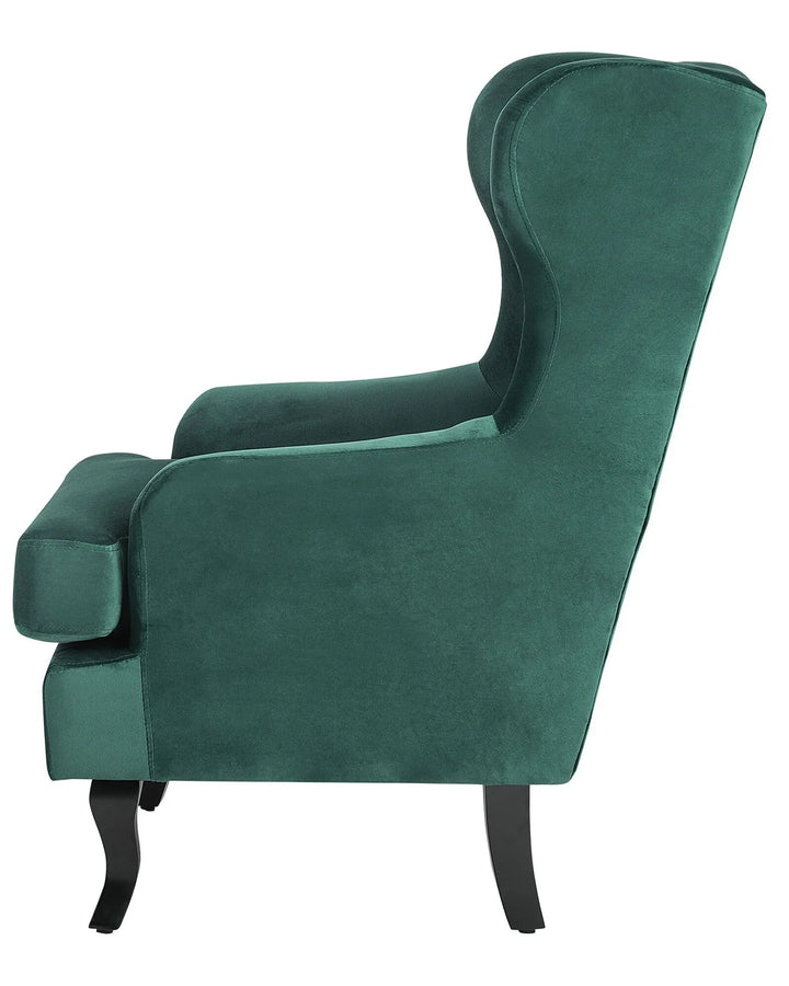 Armchair Velvet Dark Green Nico