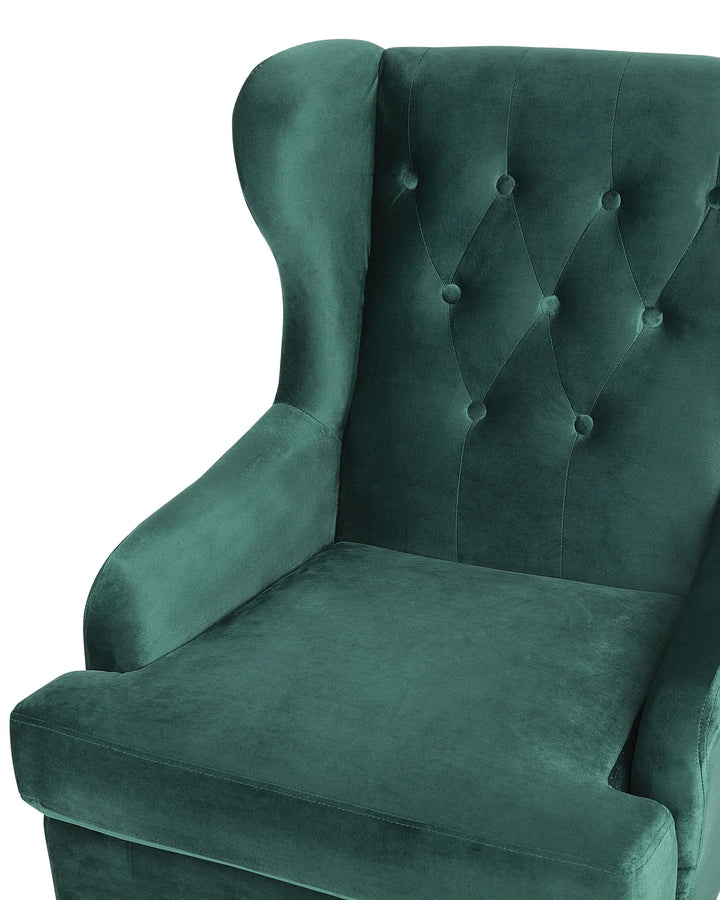 Armchair Velvet Dark Green Nico