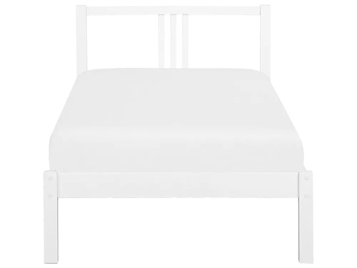Bed Pine Wood 90 x 200 cm (EU Single) White Sarah