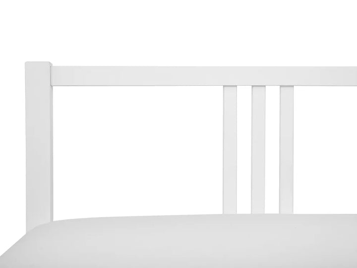 Bed Pine Wood 180 x 200 cm (EU Super King) White Sarah