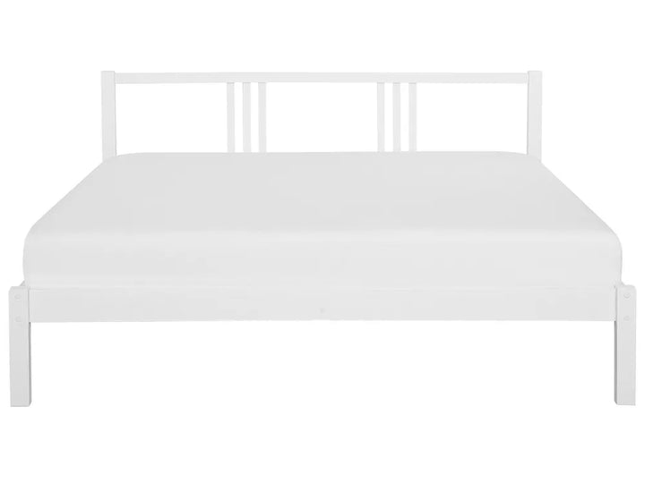 Bed Pine Wood 180 x 200 cm (EU Super King) White Sarah