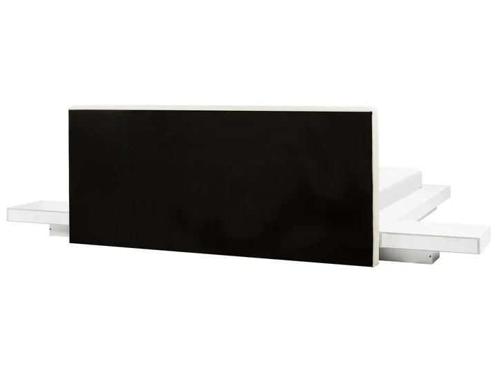 Waterbed Faux Leather 160 x 200 cm (EU King Size) White Sab