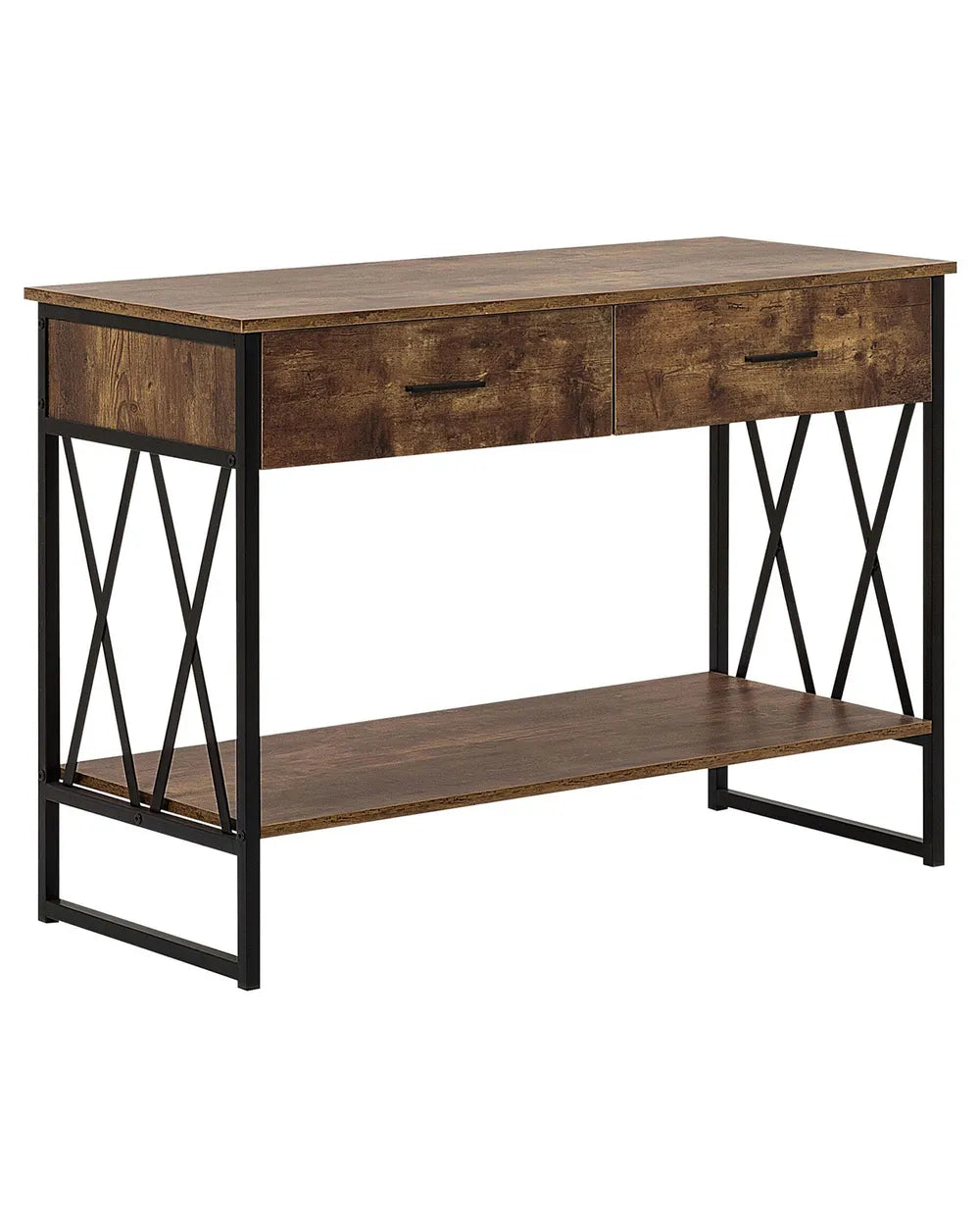 Console Table Dark Brown Timeless Design Ferano