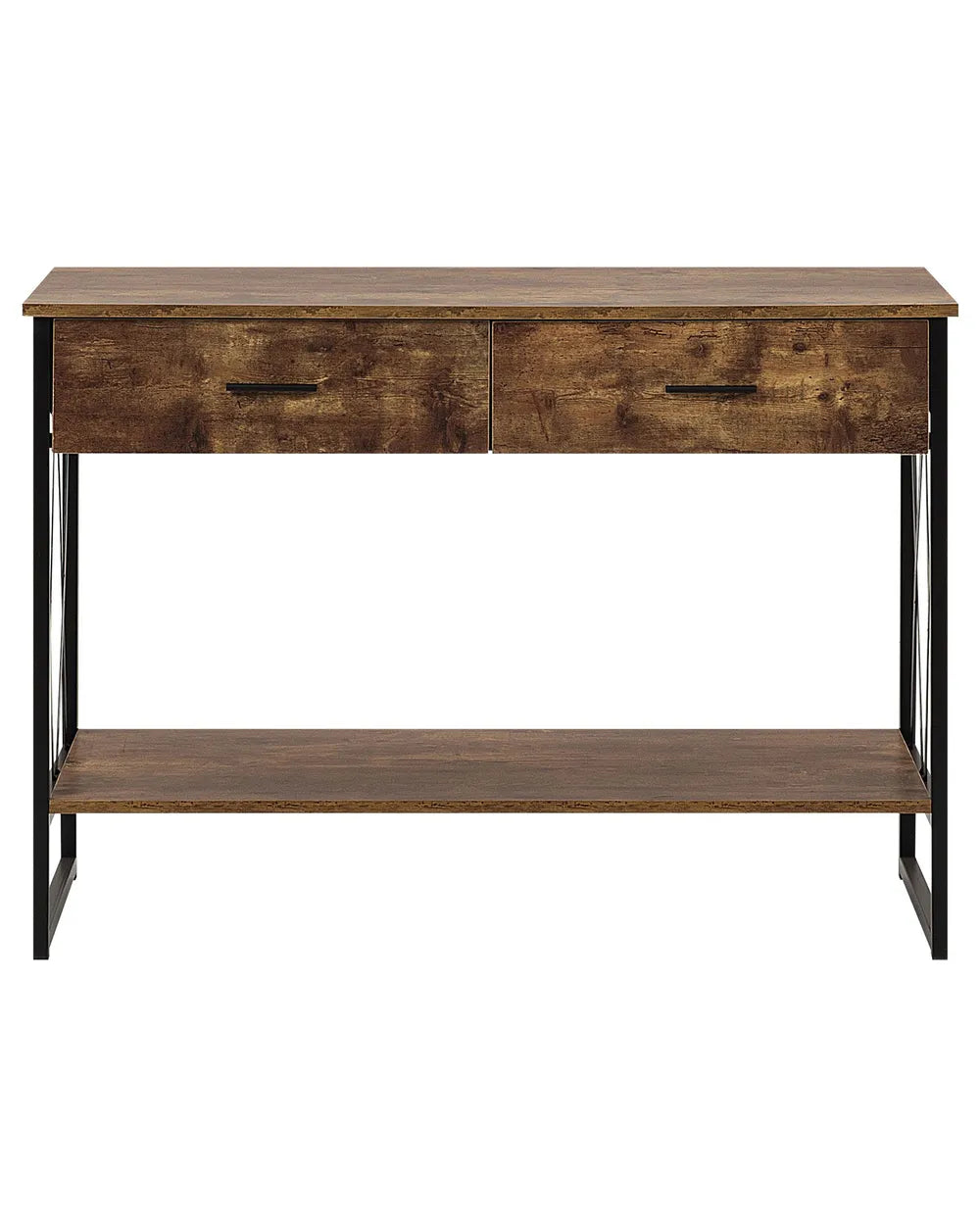 Console Table Dark Brown Timeless Design Ferano