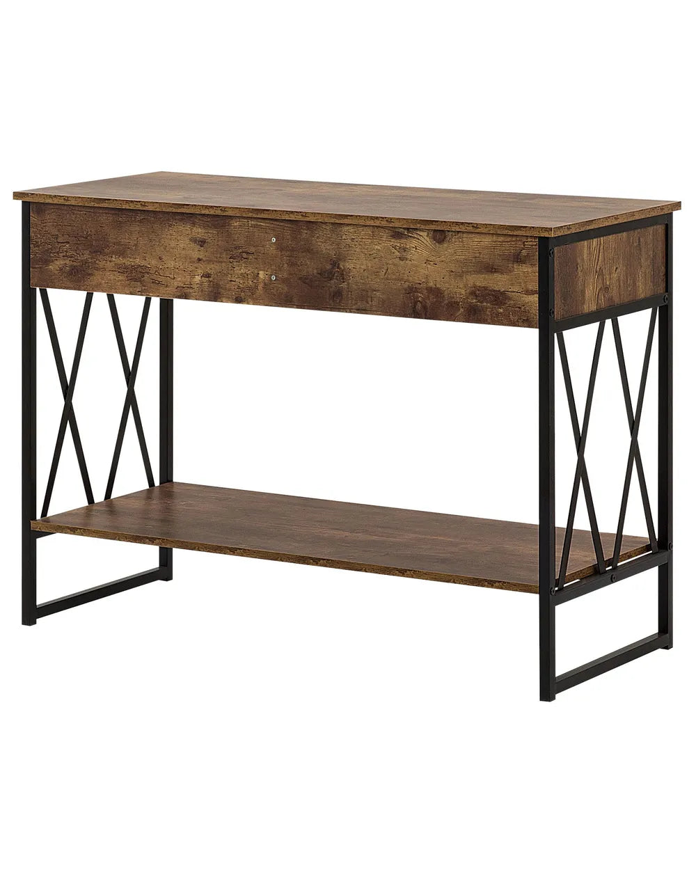 Console Table Dark Brown Timeless Design Ferano