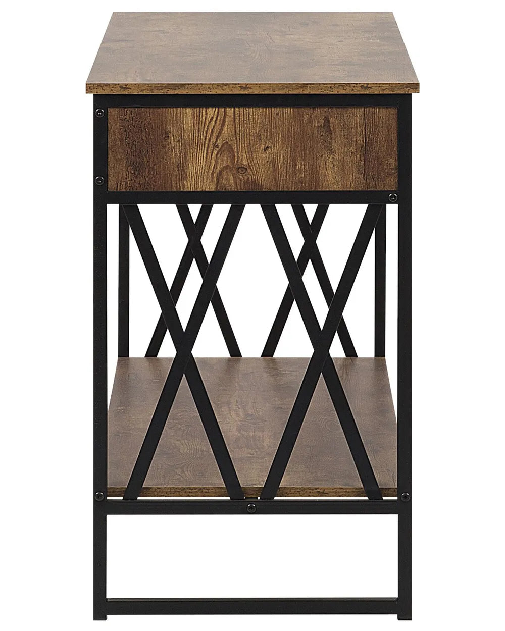 Console Table Dark Brown Timeless Design Ferano