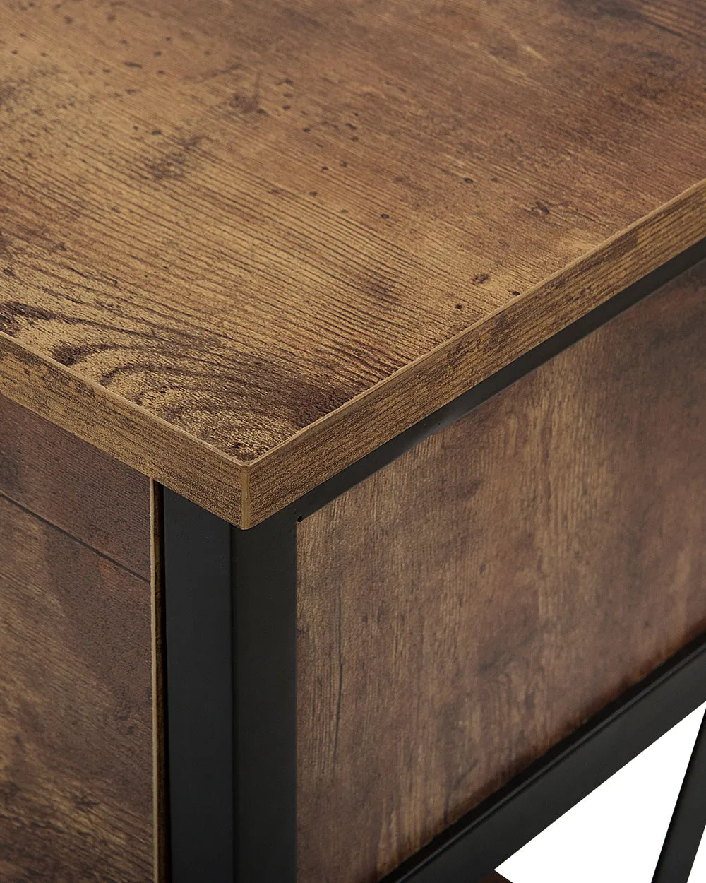 Console Table Dark Brown Timeless Design Ferano