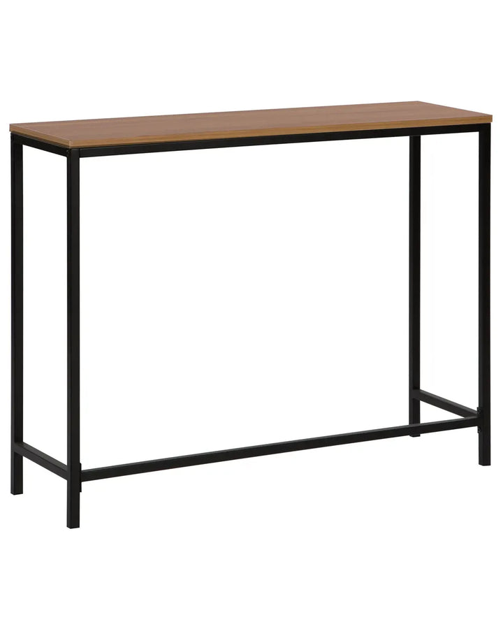Console Table Dark Brown Modern Design Morian