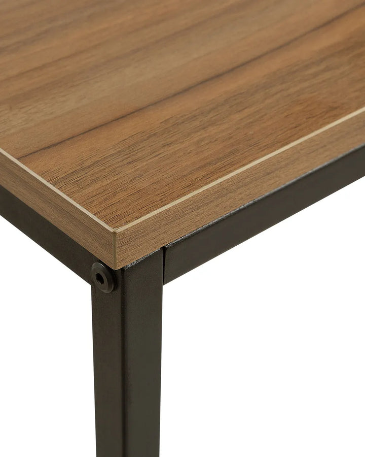 Console Table Dark Brown Modern Design Morian