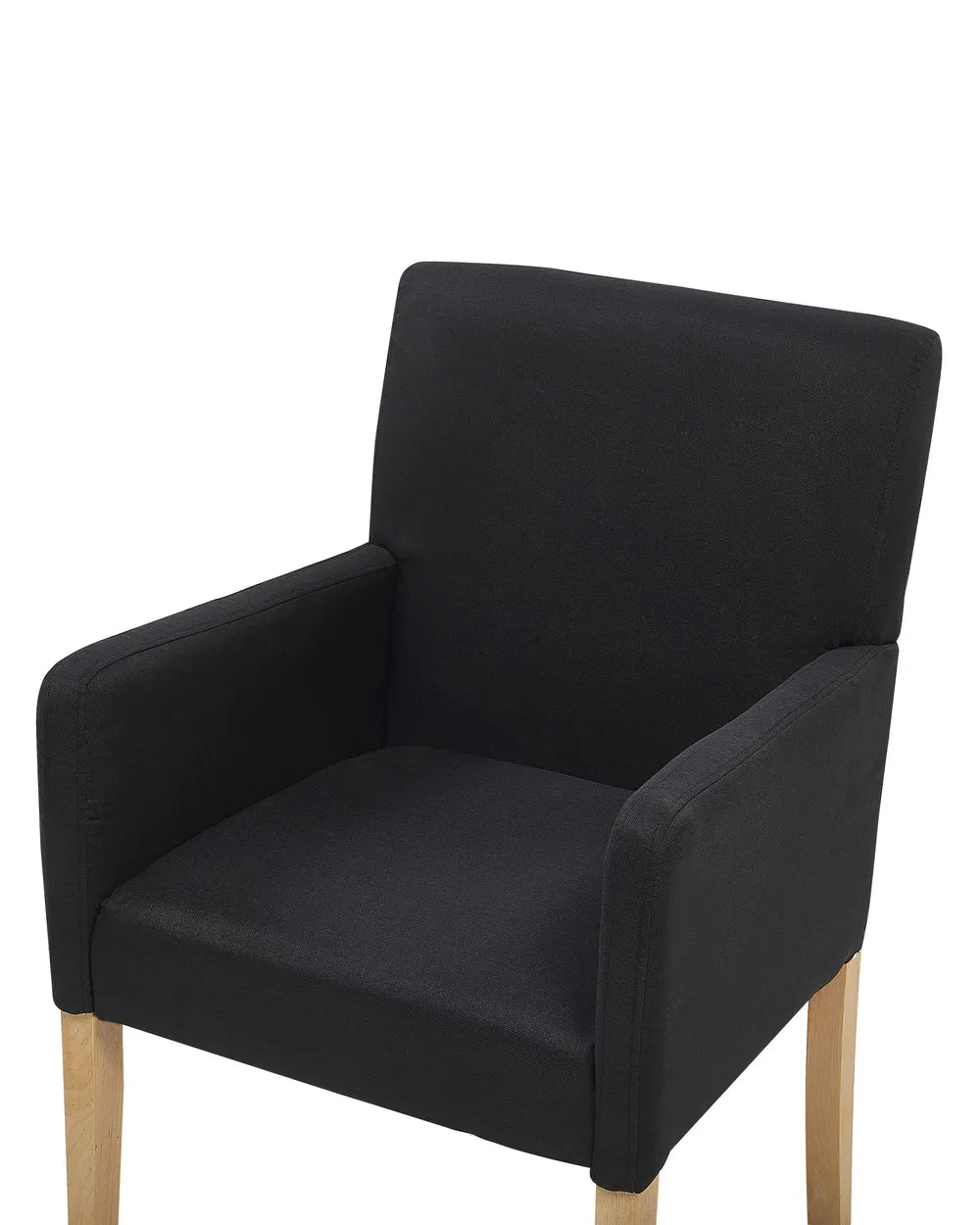 Dining Chair Fabric Black Jean