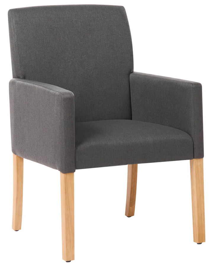 Dining Chair Fabric Grey Jean