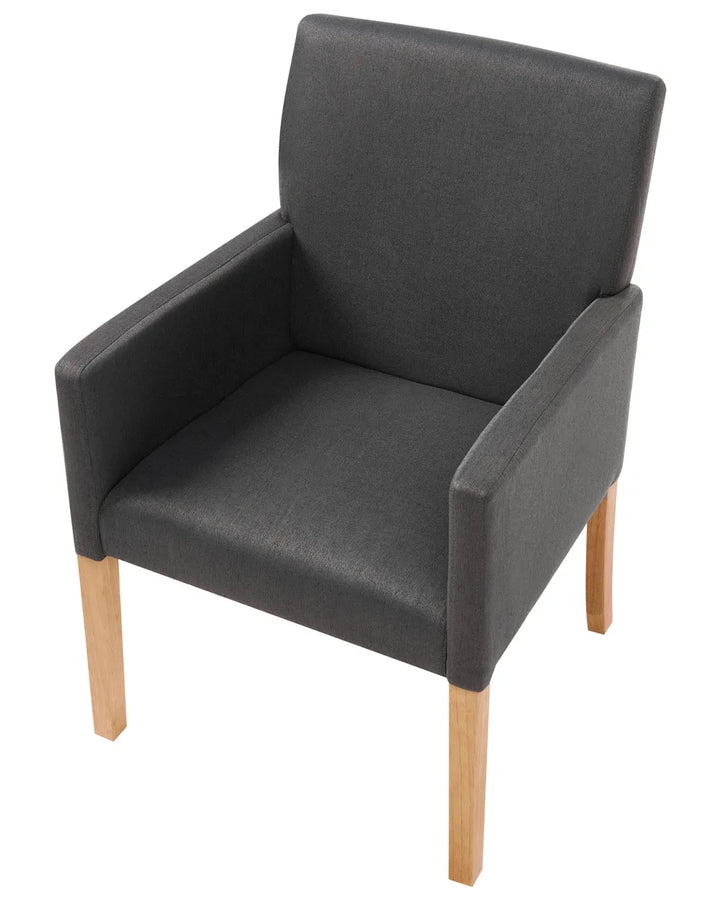 Dining Chair Fabric Grey Jean