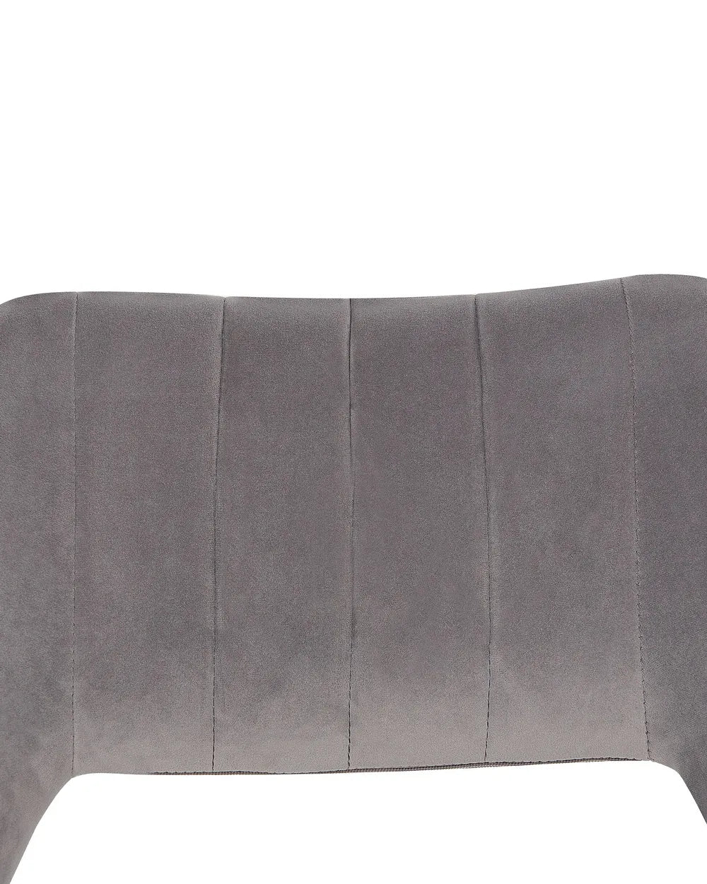Set of 2 Dining Chairs Velvet Grey Scarlet