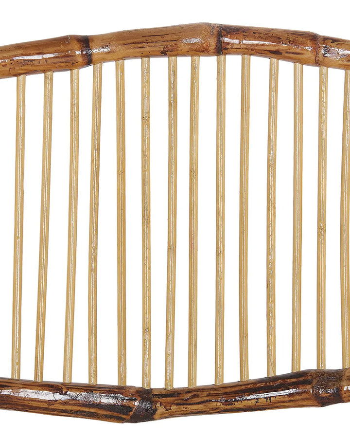 Set of 4 Dining Chairs Folding Bamboo Natural Brey